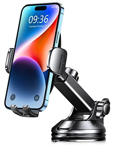 CIRYCASE Handyhalterung Auto, [Ultrastarke Saugkraft] Universal Handy Halterung Auto, Hände Frei & Hüllenfreundlich, Handyhalter Auto für Armaturenbrett und Windschutzscheibe, für 4-7