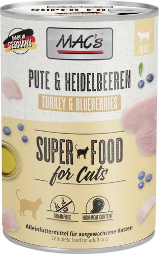 Macs Cat Pute & Heidelbeere 400 g