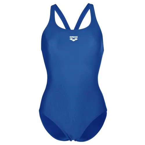 ARENA Damen Dynamo R One Piece Swimsuit, Royal, 42 EU - Badeanzüge: Bequemer und strapazierfähiger einteiliger Sportschwimmanzug aus MaxFit Eco-Gewebe mit 4-Wege-Stretch und UPF 50+ UV-Schutz für maximalen Komfort und optimale Passform.