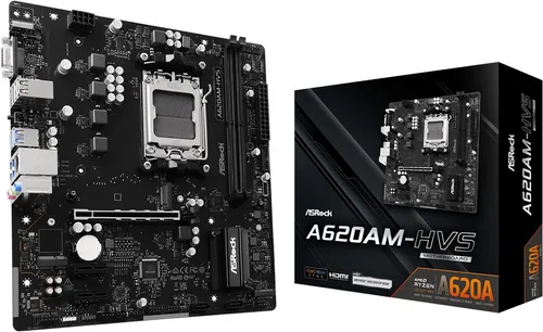 ASRock A620AM-HVS AM5 mATX Mainboard