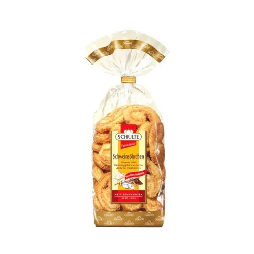 Schulte Schweinsöhrchen Zartes Blätterteiggebäck Packung 200g