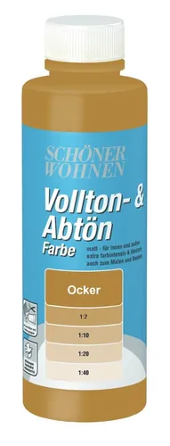 Schöner Wohnen Voll- & Abtönfarbe Innenfarbe Mischfarbe 250 ml ocker