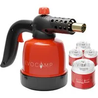 EVOCAMP Flambierbrenner Gasbrenner 1,3 kW in rot von EVOCAMP