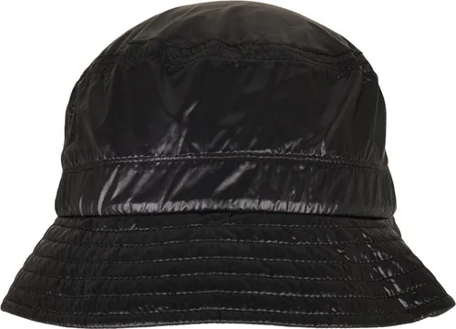 Flexfit Light Nylon Bucket Hat Black - Hüte & Mützen, leichter und stylischer Nylon-Bucket-Hut für Herren, ideal für Outdoor-Aktivitäten und Sonnenschutz.