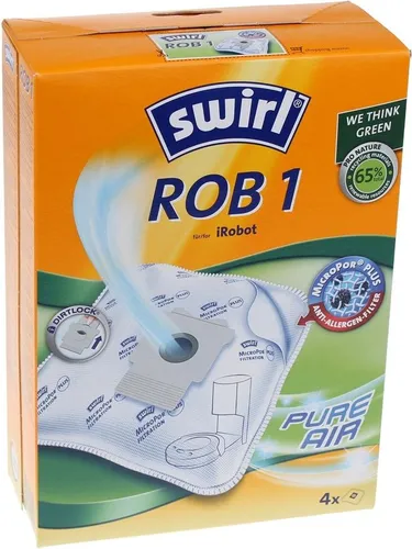 Swirl ROB 1 EcoPor Staubsaugerbeutel (4) für iRobot