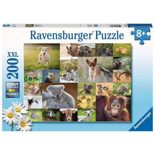 Ravensburger 13353 Süße Tierbabys Teileanzahl 200 XXL Ab 8 Jahre