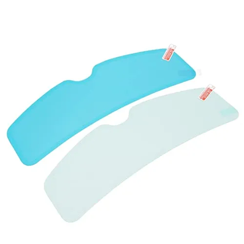 Helm Antibeschlag Patch, 24, 5 cm/9, 6 Zoll Helm Visier Folie, hohe Transparenz, sicheres Fahren, Full Size Stick Motorr?der