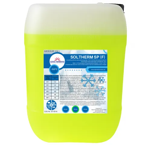 Solarflüssigkeit Flach- u. Röhrenkollektor 20 l gelb Fertiggemisch bis -32° C