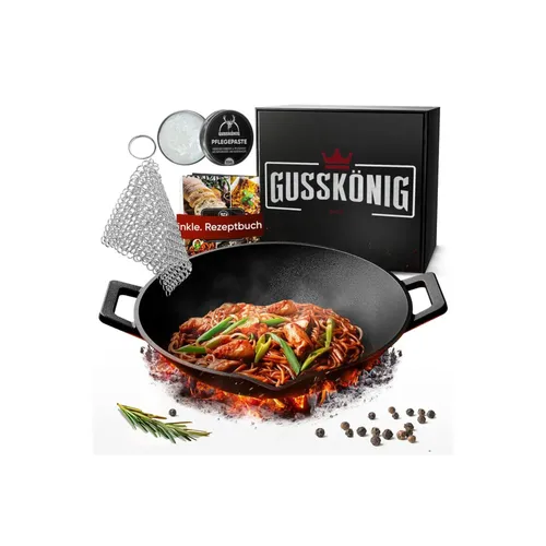 Gusskönig Eingebrannte Wokpfanne 36cm Var.2