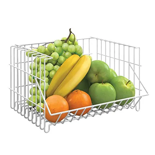 Metaltex 360234 Wäschekorb stapelbar in weiß von Metaltex