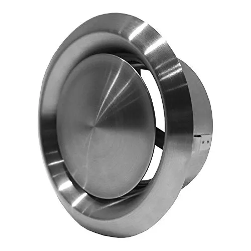 Ø 100mm Wasser Masser Abluft Deckenventil Ventil Belüftung aus Stahlblech - Wand - Ventilteller Lüftung