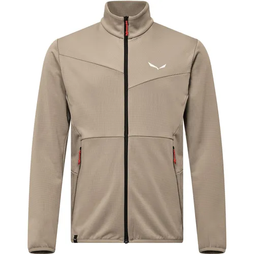 Salewa Puez Cammino Pl Jacket M - Quicksand, 2XL - Outdoor Freizeitjacke für Herren, ganzjährige Wärme mit atmungsaktivem Polarlite-Fleece und innovativer Grid-Innenstruktur für optimale Feuchtigkeitsregulierung.