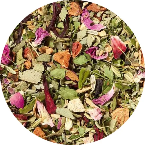 Produktbild Kräuterteemischung BIO Moringa-Eukalyptus-Rose Moringa-Euka.-Rosen-Note 1kg