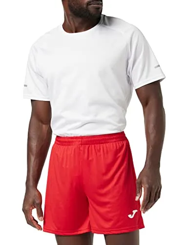 Joma Herren Shorts - Atmungsaktive Sport Short - Rot - XL - Treviso