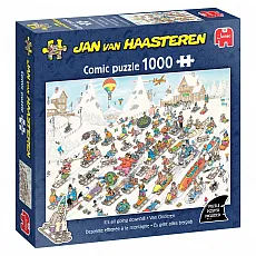 Jumbo Spiele Puzzle - Es geht alles bergab - 1000 Teile 302143