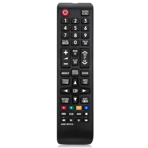 Ersatz-Samsung-Fernbedienung TV AA59-00741A für LED-LCD-Smart-TV. Ersetzt TV-Fernbedienung Samsung BN59-01175N BN59-01199F AA59-00786A AA59-00602A BN59-01247A AA59-00743A