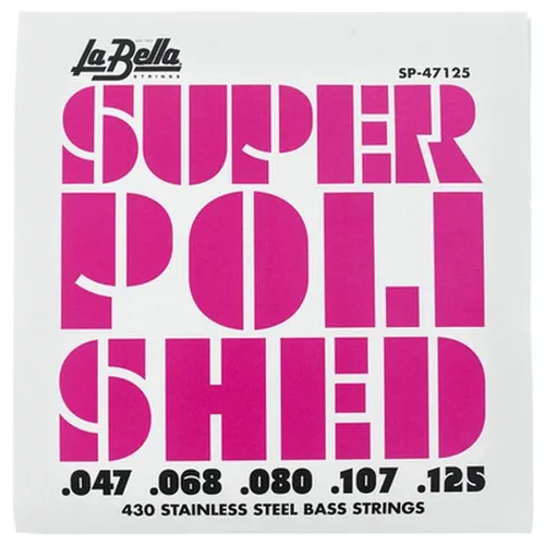 La Bella SP-47125 Super Polished 5 Bass