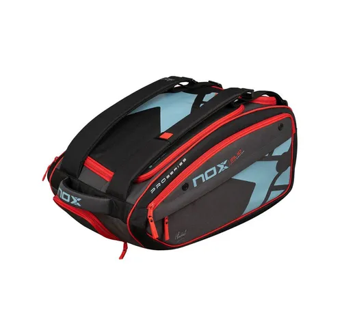 Nox Padeltasche ML10 Wettbewerb XL Kompakt - Tennisschläger-Tasche mit Thermo- und Belüftungsfächern für optimalen Schutz Ihrer Ausrüstung. Stilvolles Design inspiriert vom Nox ML10 Luxury Bahia 12K 2024.