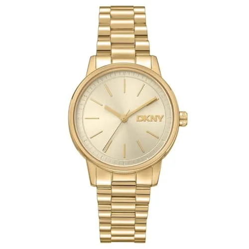 DKNY Quarz Damenuhr Urban mit Edelstahlarmband von DKNY