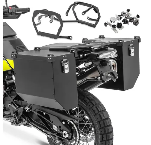 Bagtecs Kofferset Alu Koffer für BMW R 1200 GS - Motorradkoffer mit 2x34 L Stauraum, ideal für Reisen und Abenteuer, robustes Aluminium-Design für maximale Langlebigkeit.