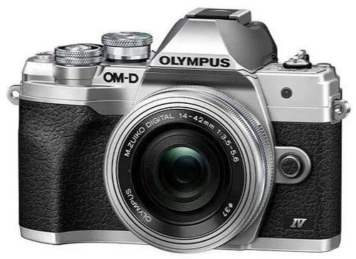 Olympus OM-D E-M10 Mark IV - Ultrakompakte 20 MP Systemkamera mit 5-Achsen-Bildstabilisation, Touchscreen und Wi-Fi für kreative Fotografie