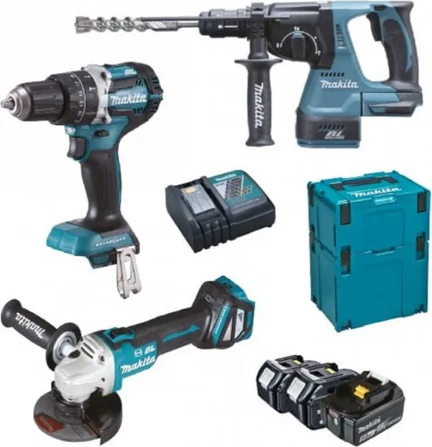Makita DLX3119TJ 18 V 5 Ah Elektrowerkzeugset von Makita