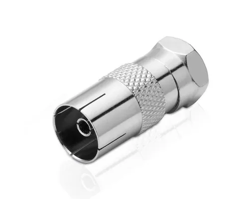 adaptare Adapter F-Stecker / IEC-Koax-Buchse SAT-Kabel