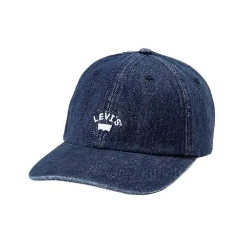 Levi's Women's Lazy Girl Logo Cap, Dark Blue, UN - Baseball Caps für Damen, stilvolle Kappe mit verstellbarem Verschluss und einzigartigem Logo, ideal für den Alltag.