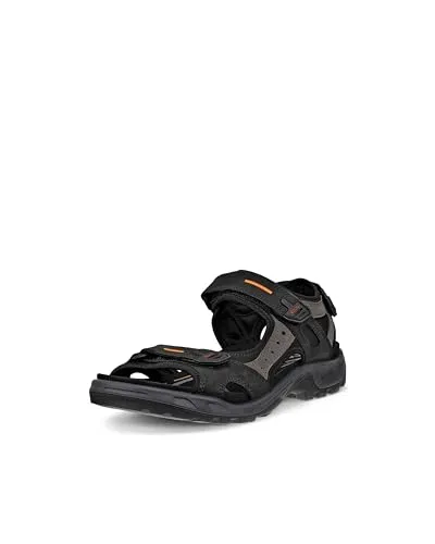 ECCO Herren Ecco Offroad Sandalen - Bequeme Wanderschuhe in Black Mole, 46 EU - Wanderschuhe mit direkt aufgeschäumter Polyurethan-Zwischensohle und Receptor-Technologie für optimale Dämpfung und Stabilität, ideal für Abenteuer in der Natur.