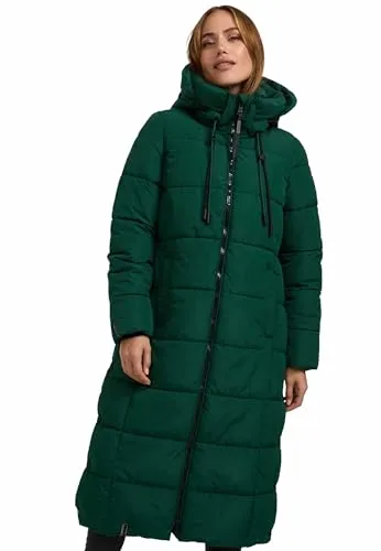 Damen Winterjacke Steppmantel B985 von Marikoo in grün von Marikoo