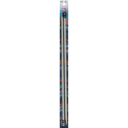 Prym 191481 Jackenstricknadeln ALU 40 cm 7,00 mm grau von Prym