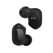 Belkin Soundform Play True Wireless In-Ear-Kopfhörer - Schwarz - Kopfhörer mit 38 Stunden Akkulaufzeit und IPX5-Schutz. Genießen Sie klaren Sound und einfache Bedienung mit Touch-Steuerung für ein unvergleichliches Hörerlebnis.
