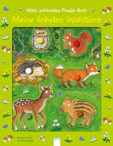 Mein schönstes Puzzle-Buch. Meine liebsten Waldtiere