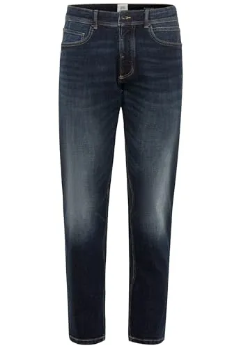camel active Herren Regular Fit fleXXXactive® Jeans Dunkelblau - Hoch elastische Jeans im Regular Fit, aus Baumwollmix für optimalen Tragekomfort. Ideal für jeden Anlass mit 5-Pocket Style und camel active Logostickerei.