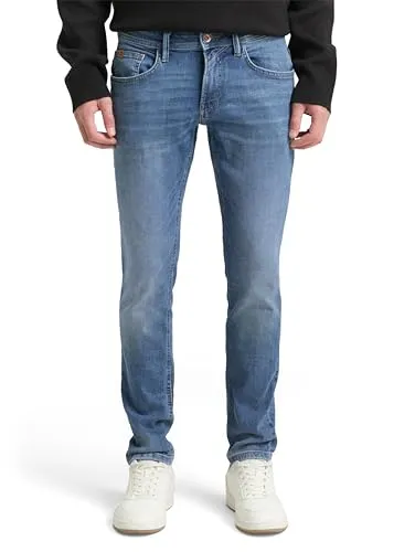 TOM TAILOR Denim Herren Skinny Culver Jeans aus Bio-Baumwolle - Jeans im Five-Pocket-Style aus nachhaltiger Bio-Baumwolle, mit Stretch-Anteil für optimalen Tragekomfort. Ideal für modische Looks und mehr Bewegungsfreiheit.