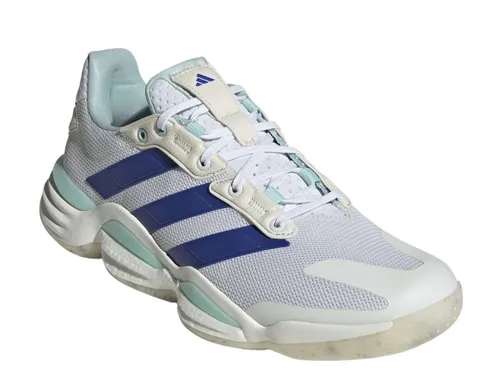 Adidas STABIL 16 INDOOR SCHUH - grau - Indoorschuhe mit BOOST Zwischensohle für maximale Energierückgabe und atmungsaktivem Mesh-Obermaterial, ideal für konzentriertes Spiel und nachhaltige Herstellung.