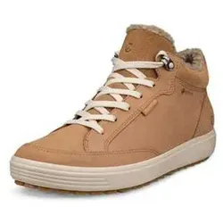 ECCO Damen Soft 7 TRED Shoes, Cashmere, 41 EU - Damen-Sneaker aus hochwertigem Leder mit GORE-TEX Futter für witterungsbeständigen Komfort und herausnehmbarer Filzsohle für individuelle Passform.
