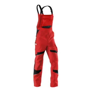 Kübler Activiq Latzhose 3250 mittelrot/schwarz 98 in rot von Kübler Workwear