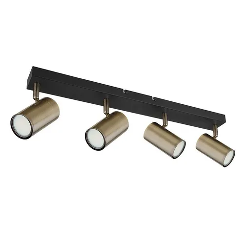 GLOBO LIGHTING 4-flammige LED Deckenleuchte mit GU10 Fassungen - Moderne 4-flammige Deckenleuchte, ideal für jeden Wohnraum. Flexibel einsetzbar mit Bewegungsfreiheit der Spots und individuelle Lichtgestaltung durch wählbare Leuchtmittel.
