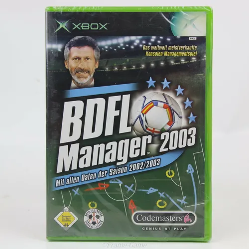 Microsoft Xbox Classic PAL OVP BDFL Manager 2003 NEU Sealed