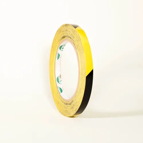 Markierungsband Signalband Warnband Klebeband Gelb/Schwarz 9mm x 33m