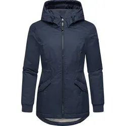 Ragwear Damen Winterjacke Dowey Warm YOUMODO Navy Gr. M - Funktionsjacke mit wasserdichtem Material und hochwertiger Wärmeisolation, ideal für kaltes Wetter und vielseitig kombinierbar. Verstellbare Kapuze und taillierte Passform für zusätzlichen Tragekomfort.