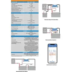 Victron SmartShunt 500A - IP65 Batteriewächter mit Bluetooth, präzise Strommessung und geringer Einfluss auf das System
