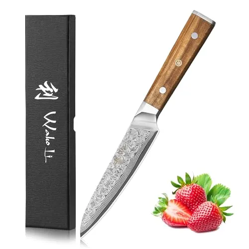 Wakoli Oribu Damastmesser 23 cm – Profi Allzweckmesser von Wakoli