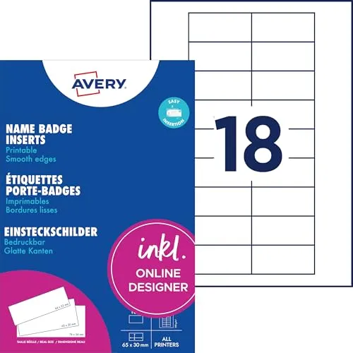 Namensschilder von Avery Zweckform