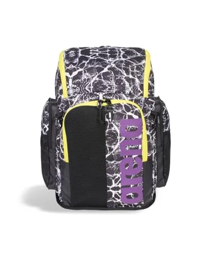 ARENA Spiky III Rucksack 45 - Schwimmtasche für Sportler - Geräumiger Rucksack mit 45 Litern Stauraum, ideal für Schwimmer und Sportler. Aus wasserabweisendem Stoff, mit separater Tasche für nasse Kleidung und bequemen Schultergurten.
