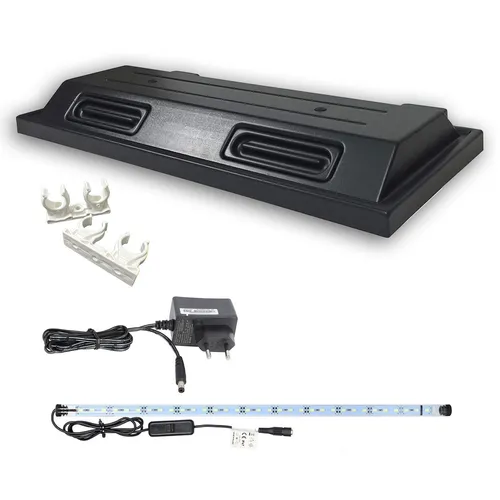 Aquarium Terrarium Abdeckung 100x40cm mit LED Beleuchtung - Beleuchtung & Abdeckungen: Energieeffiziente LED-Tageslichtlampe sorgt für optimale Pflanzen- und Tierhaltung in allen Wasserarten.