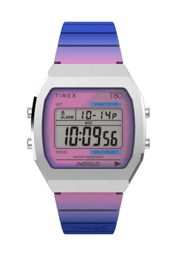 Timex T80 Steel Quarzuhr, Digitaluhr von Timex