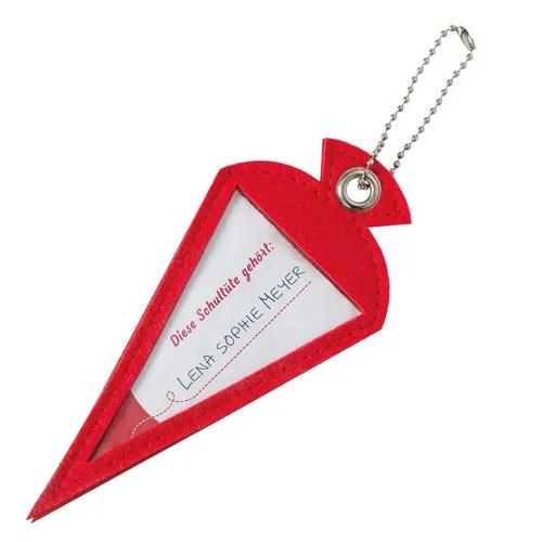 Roth Namensanhänger 16,5x7,5cm, aus Filz mit Kugelkette zur Befestigung