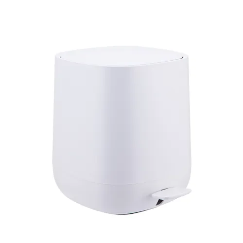 relaxdays Kosmetikeimer Bad Mülleimer 5 l Softclose, weiß - Hygienischer 5 l Badkübel mit Softclose-Funktion für leises Schließen. Trittpedal ermöglicht freihändiges Öffnen. Mattes Design sorgt für moderne Akzente und vermeidet Fingerabdrücke. Ideal für Bad und Schminktisch.